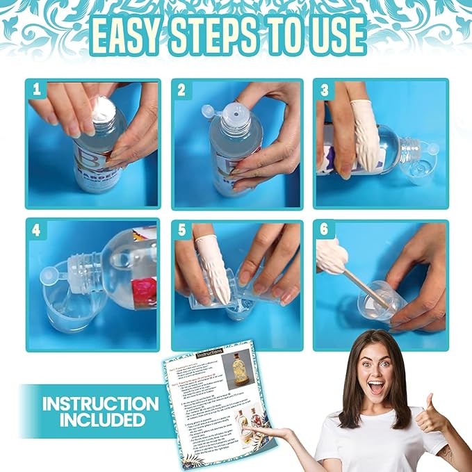 Zoncolor Bottle Resin Molds Silicone Kit - Image 3