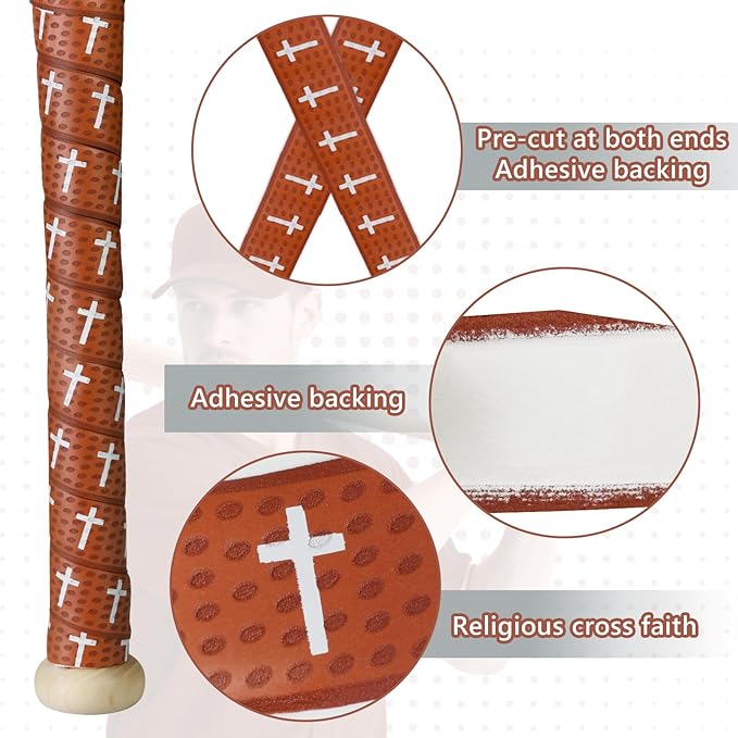 Eyourlife 2/4 Pack Baseball Bat Grip Bat Wraps for Baseball Lifestyle Softball Gifts Pro Feel Non-Slip Elite Batting Grip Tape for Bats Players