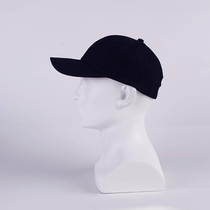 LANGZHEN Unisex Baseball Cap 100% Cotton Fits Men Women Washed Denim Adjustable Dad Hat