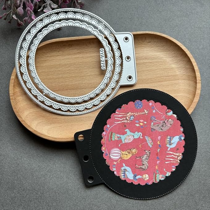 Circle Loose-Leaf Lace Die Cuts - Image 4