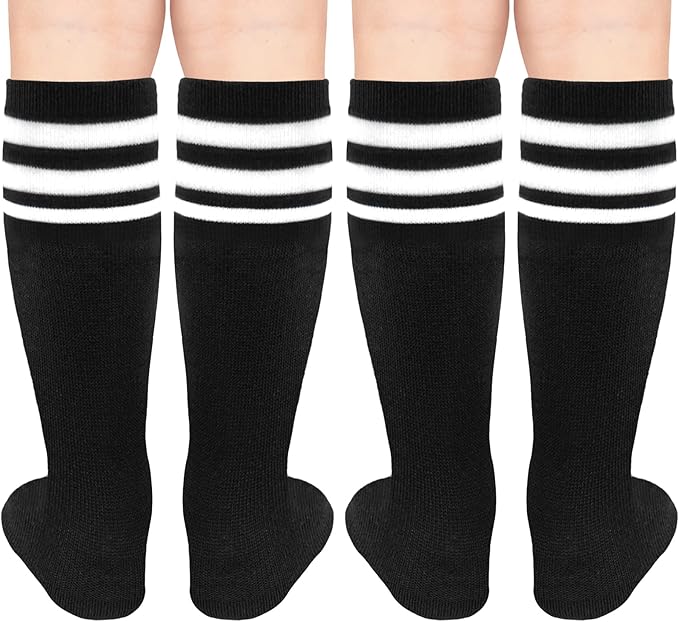 Olreco Toddler Soccer Socks Kids Baseball Socks Youth Softball Sock for Girls Boys Football Sock Boys Athletic Accessories