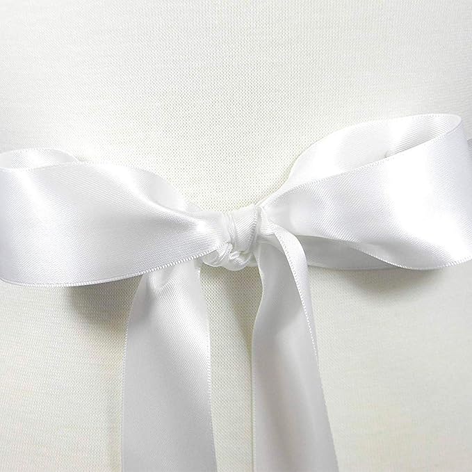 Humphrey's Craft 1-1/2 Inch White Double Faced Satin Ribbon - Image 4