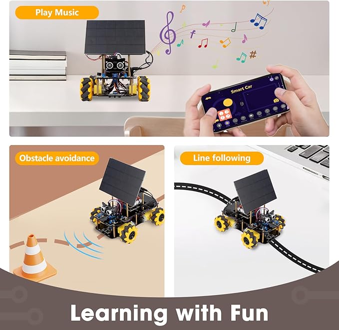 Robotics Kit for Kids Ages 8–12, ACEBOTT STEM Robot Car - Image 5