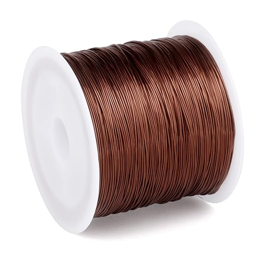 328FT Jewelry Wire 26 Gauge Tarnish-Resistant Copper Beading Wires Roll Bulk by Cadikez