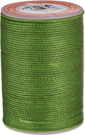 uxcell Round Leather Sewing Waxed Thread, 55m / 60 Yards Wax Polyester String by uxcell