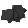 MAGZO 6Pcs Adhesive Foam Padding 1/4 in Thick X 4 in X 4 in, Closed Cell Foam by MAGZO