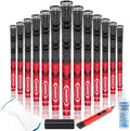 CHAMPKEY Premium Hybrid Golf Grips 13 Pack with All Repair Kits - All Weather Performance Golf Club Grips - High Traction and Control Half Corded Golf Grips for Men