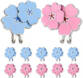 12 PCS Magnetic Golf Ball Marker with Hat Clip, Golf Hat Clips with Flower Shape Ball Markers for Women & Men Golfers