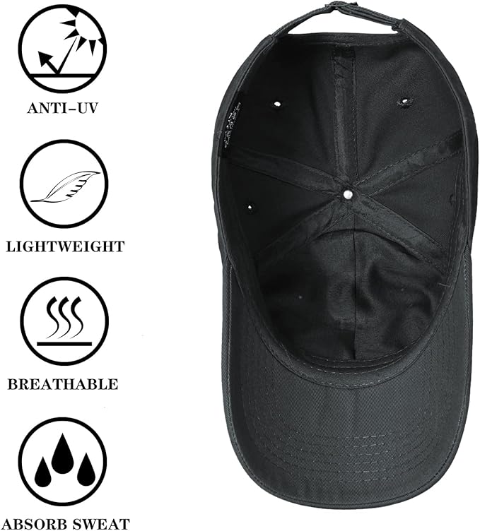 IIN American Flag Baseball Cap for Men Women Low Profile USA Army Tactical Operator Military Plain Dad Hat