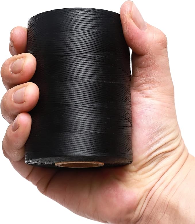 Waxed Thread, 852Yds 150D 0.8mm Flat Polyester Wax Thread - Image 3