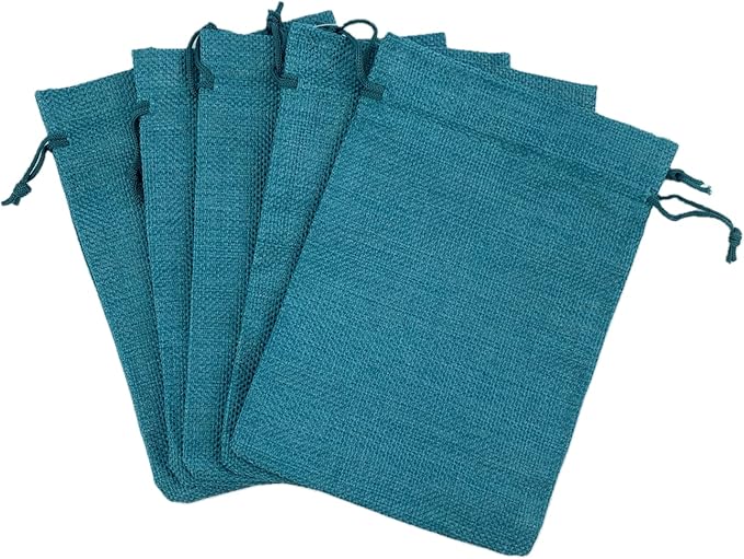 Palmhomee Pack of 25 Burlap Gift Bags - Image 2