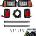 DRIVE UP Club Car DS Led Light Kit, Golf Cart Led Lights for Club Car DS 1993-Up Gas and Electric Golf Carts, Factory Style Headlight and Tail Light Assembly OEM 101988002 101988001