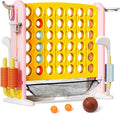 Ancaixin Giant 4 in-A-Row Connect Game Set, Adjustable Height Jumbo Yard Game by Ancaixin