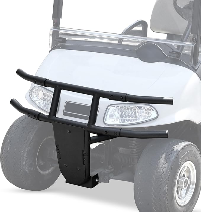 Front Brush Guard for E-Z-GO RXV, Heavy Duty Combined Front Bumper Protector Steel Brushguard for EZGO RXV Golf Cart 2008-2015 Accessories
