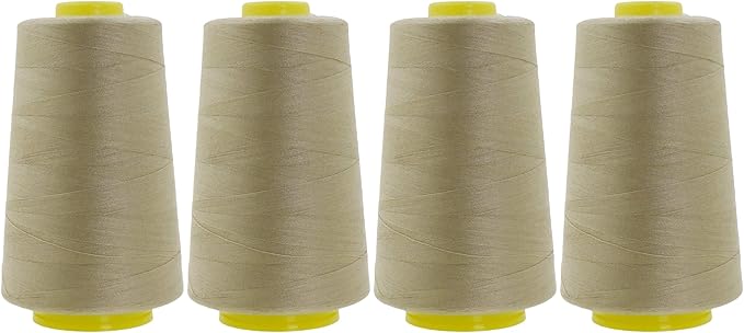 Mandala Crafts 4 Pack of Serger Threads Cones Spools by MandalaCrafts