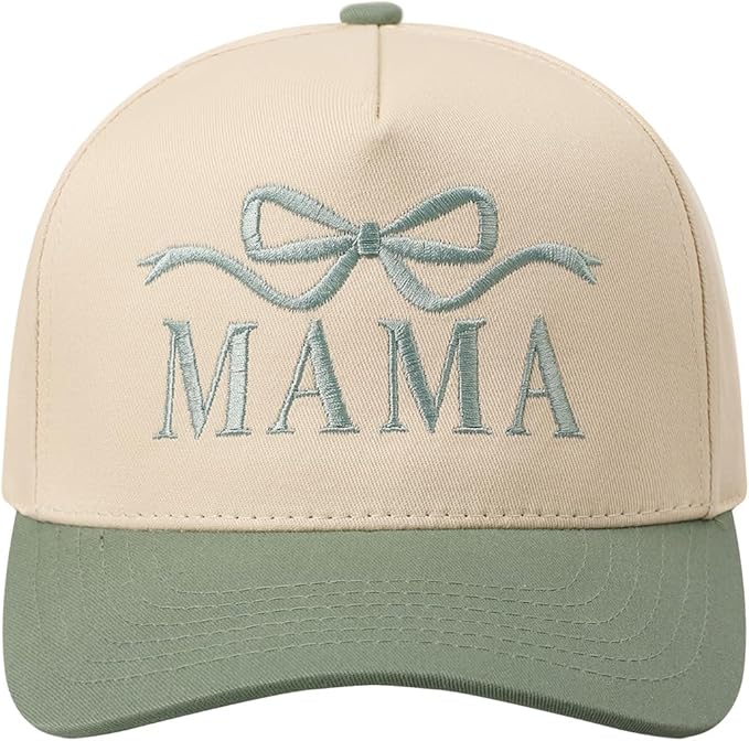 MIRMARU Two-Tone Vintage Canvas Trucker Hats for Men & Women, Adjustable Size Baseball Caps with Trendy Embroidered Design