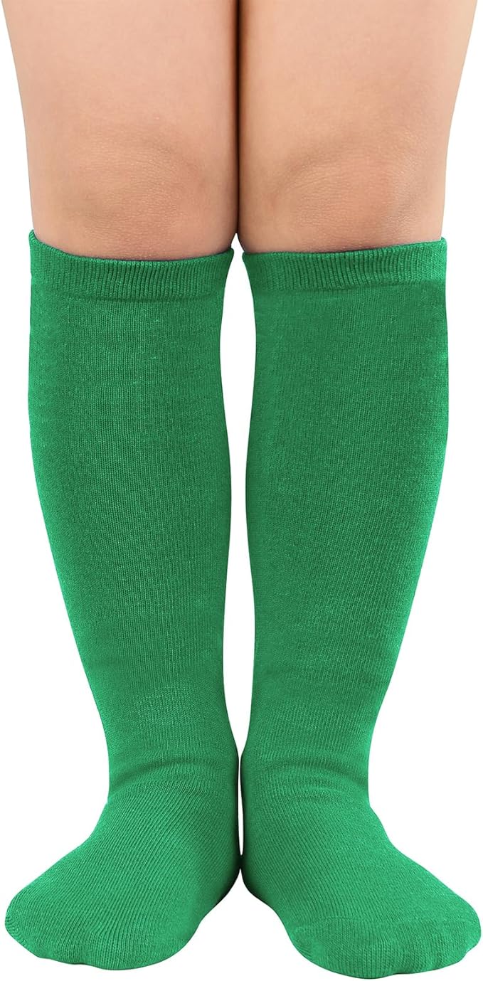 American Trends Kids Toddler Soccer Socks Youth Baseball Softball Football Socks Knee High Accessories for Girls