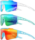 Kids Polarized Baseball Sunglasses - Youth Softball Cycling Sports Sunglasses for Boys Girls Ages 3-12 UV Protection