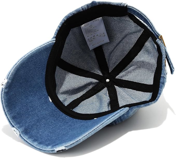 Malaxlx Women's Men's Fashion Baseball Cap Adjustable Strapback Hats Dad Hat Visor Sports Hat