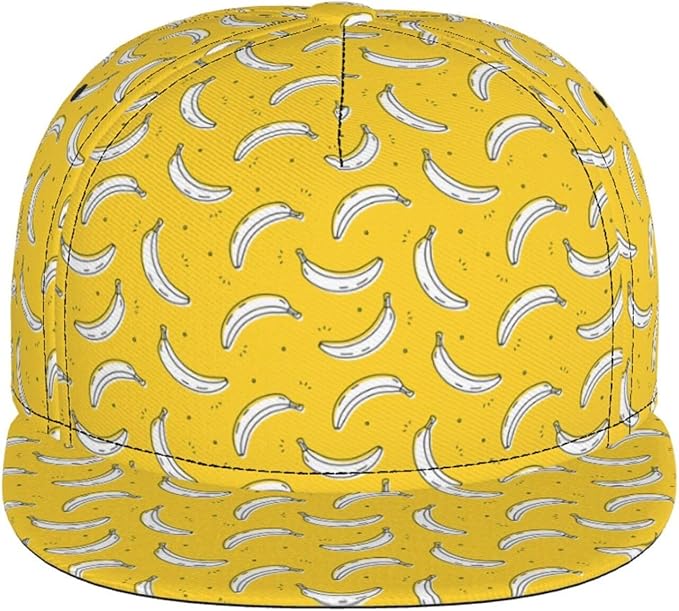 Fashion Snapback Hat for Men Women, Hip Hop Style Baseball Cap Flat Bill Hats Adjustable Trucker Sun Hat
