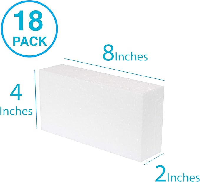 Silverlake 8x4x2 Craft Foam for Styrofoam Block Projects - Image 3
