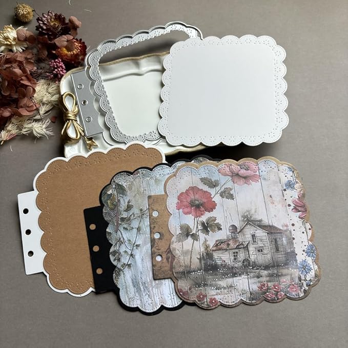 Square Lace Loose-Leaf Die Cuts by Unknown