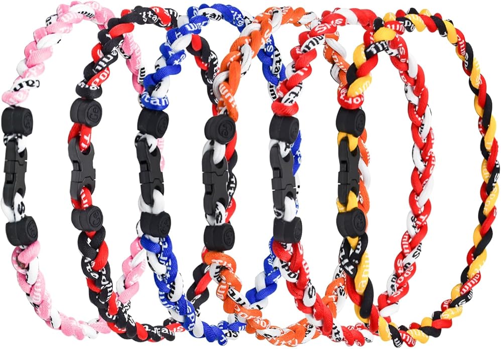 18inch Baseball Necklace,Fashion Tri-Braided Rope Tornado Necklace for Sports Fan