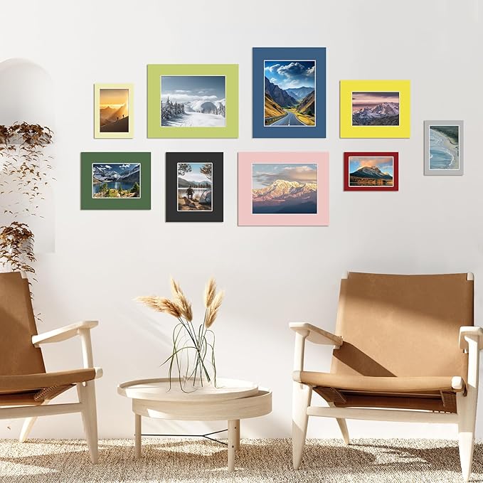 Egofine 14 Packs Picture Frame Mats, 11x14 Picture Mats - Image 7