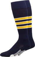 MadSportsStuff Softball Socks Baseball Socks | White & Team Colors | USA Made | Sizes for Girls, Youth Boys, Men & Women