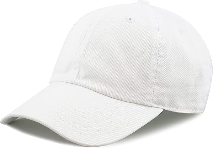 Cotton Baseball Cap Dad Hat – Washed Low Profile Adjustable Hat for Men Women Casual Outdoor Running Golf