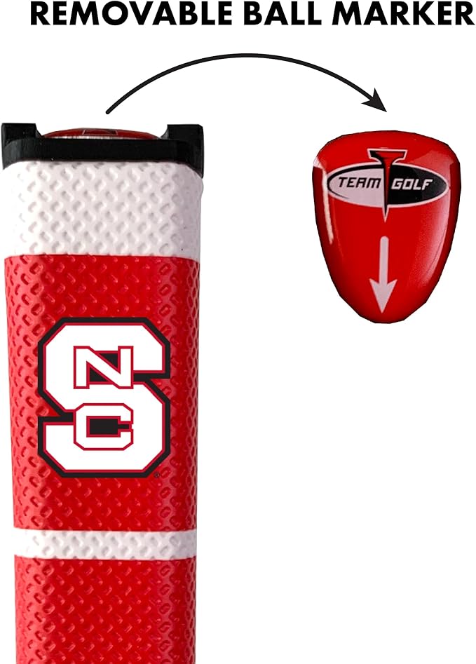 Team Golf NCAA Golf Putter Grip with Removable Gel Top Ball Marker, Durable Wide Grip & Easy to Control