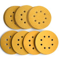 5-Inch 8-Hole Hook and Loop Sanding Discs, 60/80/120/150/220/320/400 Assorted by Aiyard