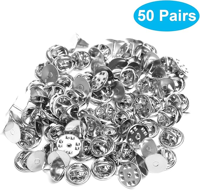 50 Pairs Premium Butterfly Clutch Pin Backs - Image 5