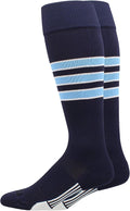 MadSportsStuff Softball Socks Baseball Socks | White & Team Colors | USA Made | Sizes for Girls, Youth Boys, Men & Women