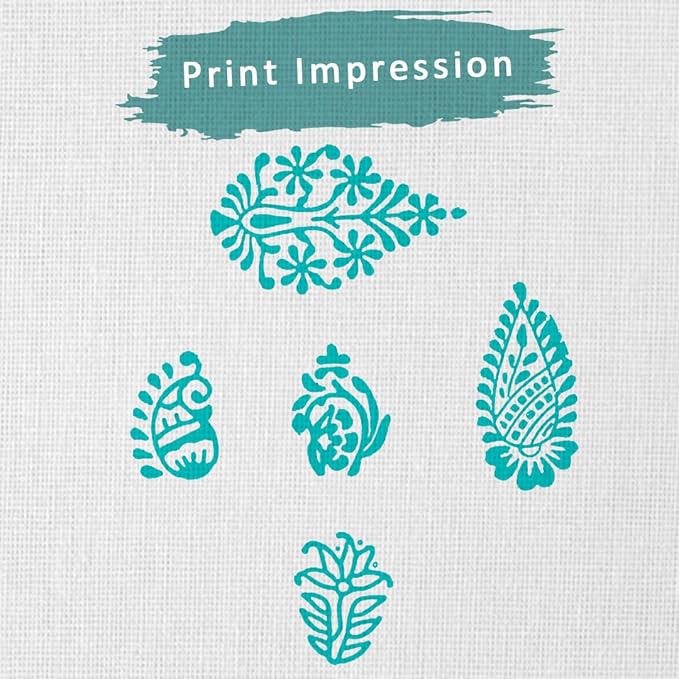 Small Floral Design Pottery Stamps - Image 3
