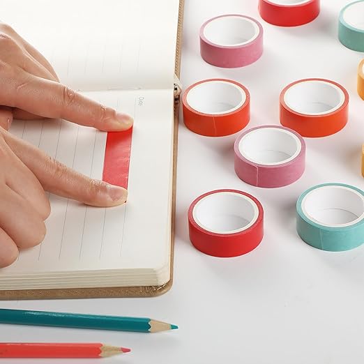 Mr. Pen- Washi Tape Set, 10 Rolls, Summer Design, Decorative Tape, Washi Tapes - Image 8