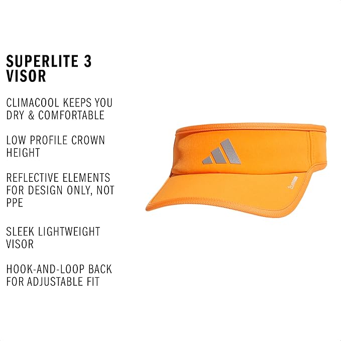 adidas Men's Men's Superlite 3 Visor
