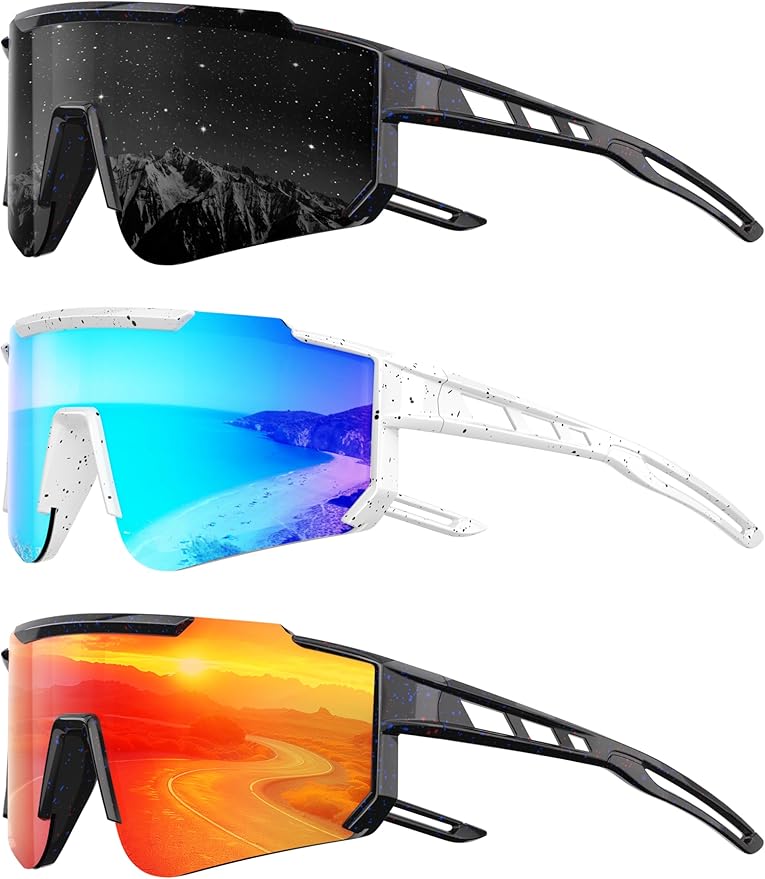 Kids Polarized Baseball Sunglasses - Youth Softball Cycling Sports Sunglasses for Boys Girls Ages 3-12 UV Protection