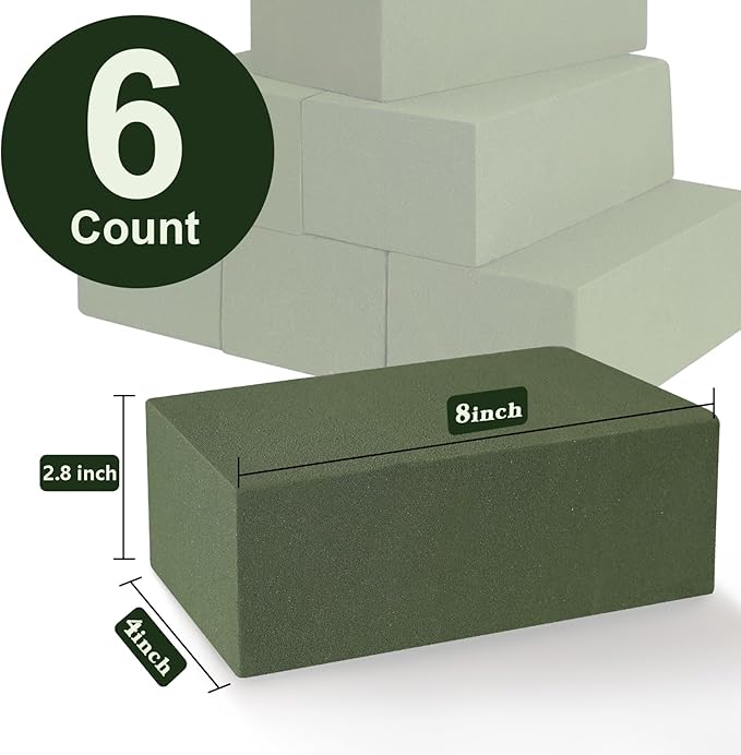 Floral Foam Blocks for Fresh and Artificial Flowers, Birthday Parties and - Image 2