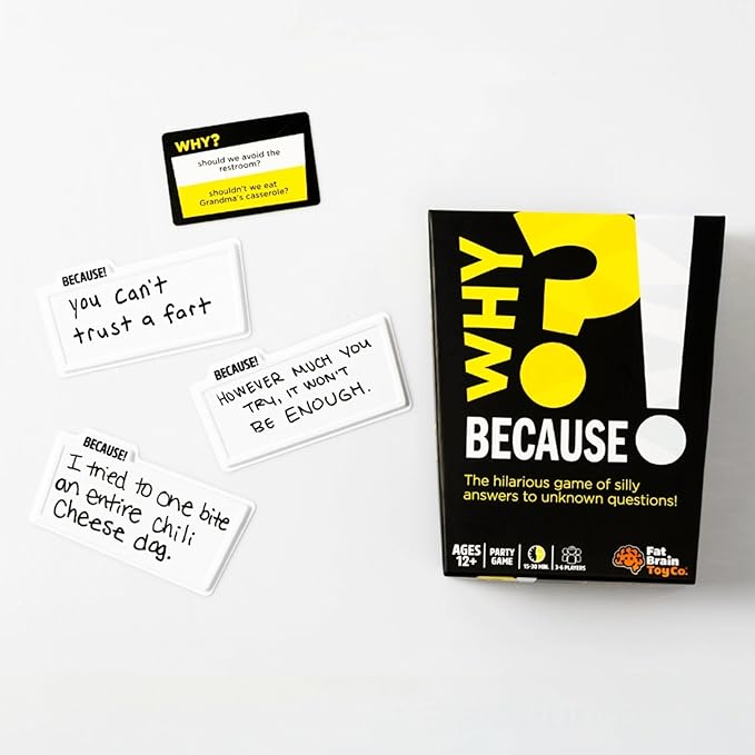 Fat Brain Toys Why Because Party Game by FatBrainToys
