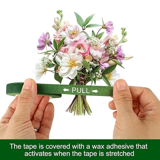 8 Rolls Floral Tape 1/2inch Flower Tape, 30 Yards Florist Tape - Image 4