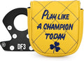 Golf Headcovers Play Like A Champion Today Golf Club Head Covers Advanced Embroidery Premium Leather Driver Headcovers Fairway Wood Covers Hybrid Cover Golf Mallet Putter Cover for DF3 OZ1