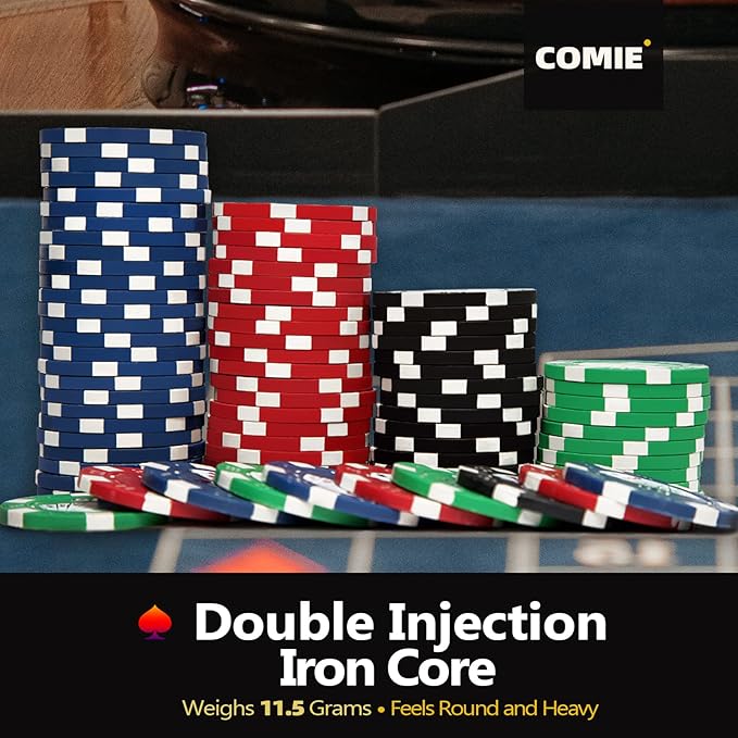 Poker Chips, 11.5 Gram Poker Set - Image 3