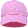 DALIX Salty Embroidered Cotton Beach Baseball Cap Adjustable Dad Hat Womens