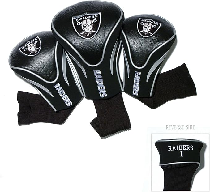 Team Golf NFL San Diego Chargers Contour Golf Club Headcovers (3 Count) Numbered 1, 3, & X, Fits Oversized Drivers, Utility, Rescue & Fairway Clubs, Velour Lined for Extra Club Protection