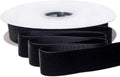 Ribbli Polyester Black Velvet Ribbon, 10-Yard Spool, Use by Ribbli