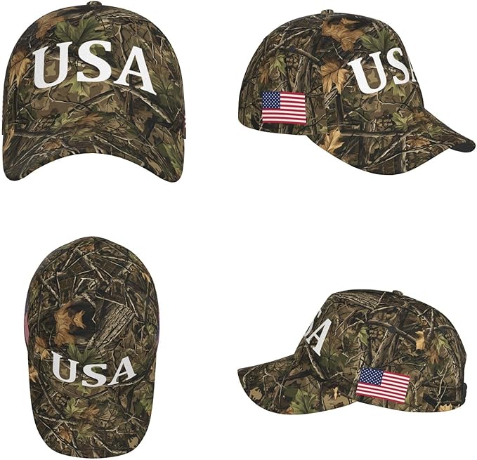 USA Flag Baseball Cap American Patriotic Trucker Hat Father Dad Mother Mom Adjustable Sportswear Hat for Men Women Adults