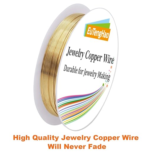 EuTengHao 6 Colors Jewelry Copper Wire Jewelry Beading Wire - Image 3