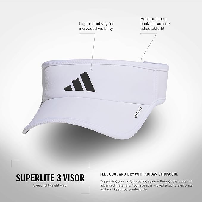 adidas Men's Men's Superlite 3 Visor