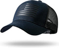 American Flag Trucker Hat - Snapback Hat, Baseball Cap for Men Women - Breathable Mesh Side, Adjustable Fit - for Casual Wear